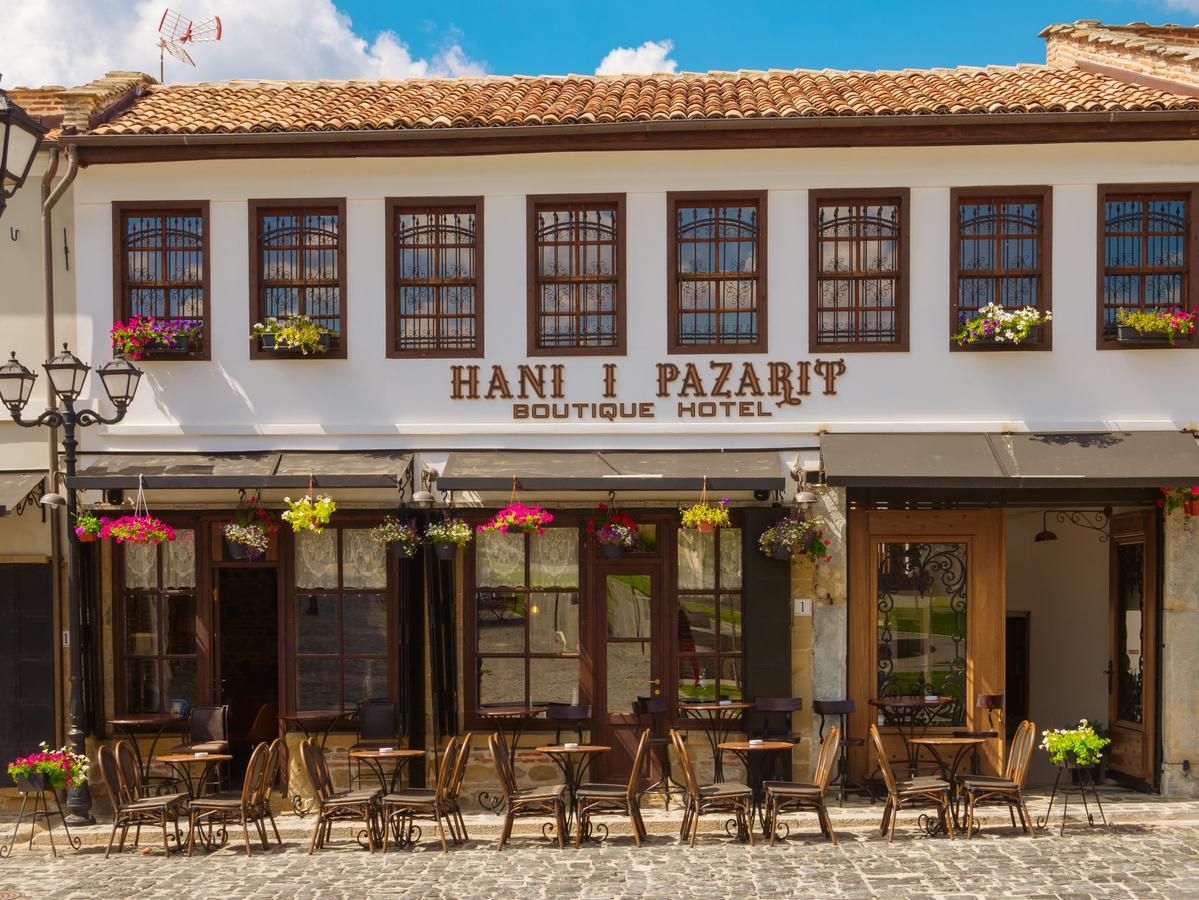 Hani I Pazarit Boutique Hotel Korce Exterior foto